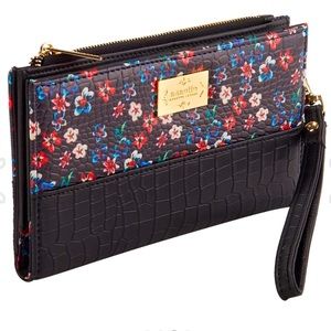 Nanette Lepore NWT wallet wristlet flowers pattern